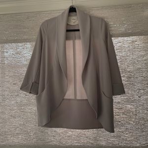 Gray drapey Aritzia blazer